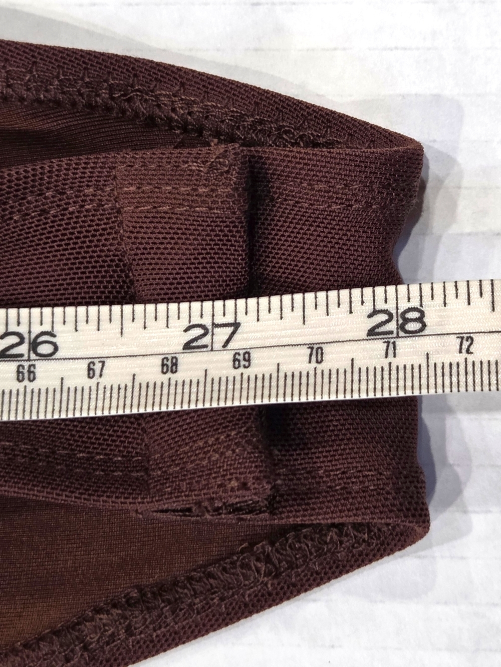 NWT Soly Hux Chocolate Mesh Tie-Front Keyhole Cutout Bodysuit Size Medium - Picture 13 of 13